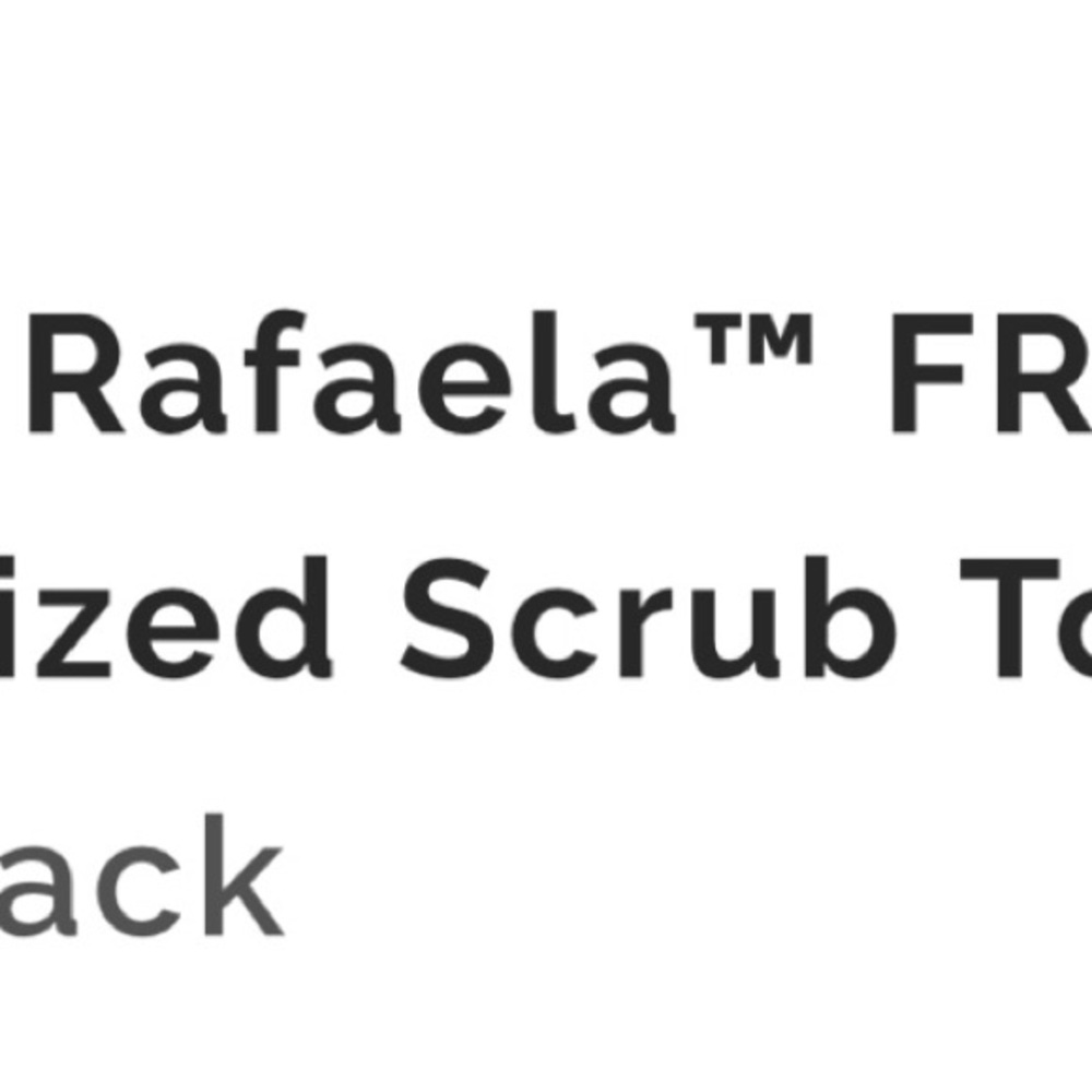 Figs Black Rafaela Scrub Top - Picture 5 of 5
